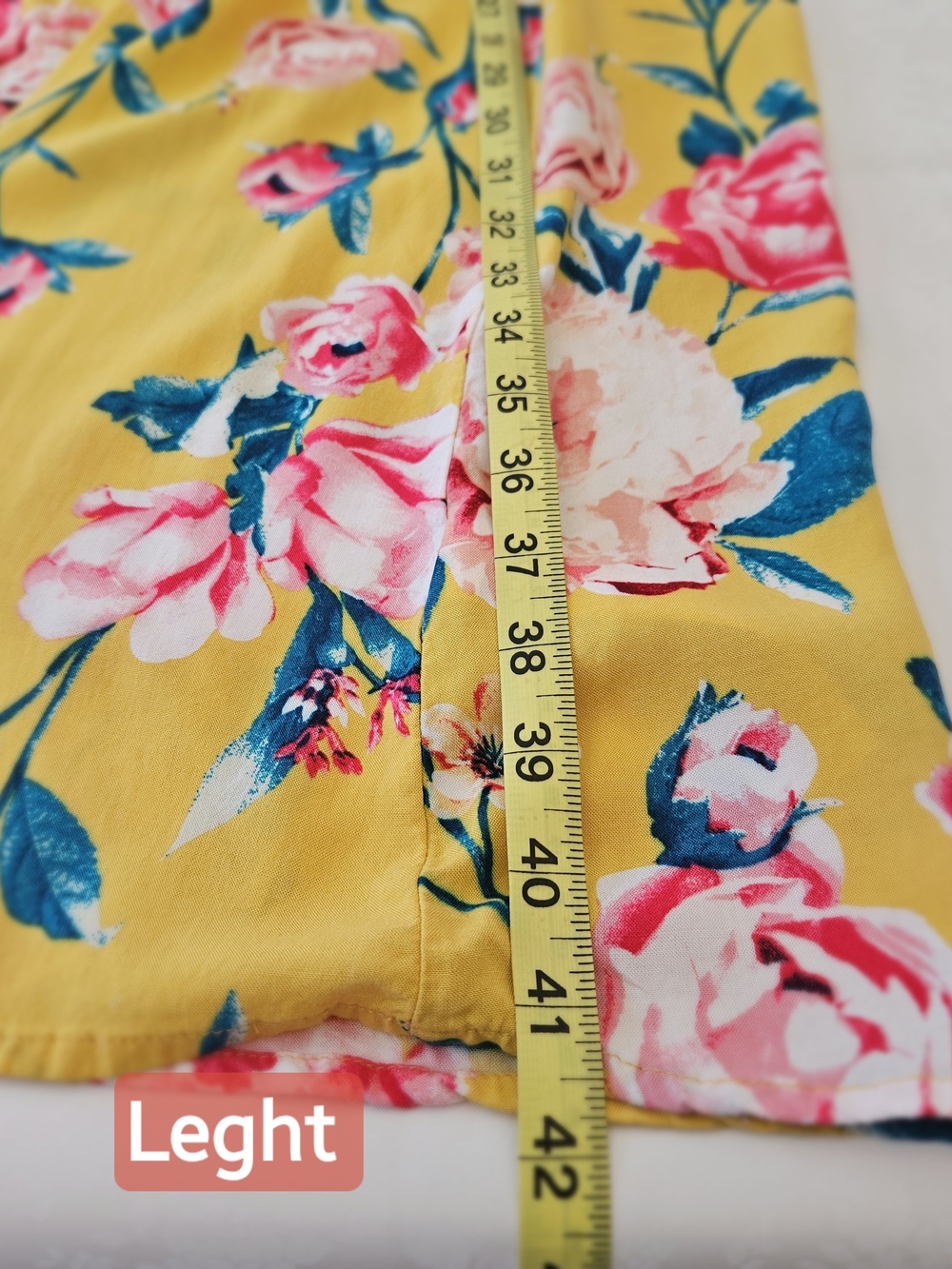 Band of Gypsies Yellow Floral Off Shoulder Maxi Dress L - Picture 13 of 16